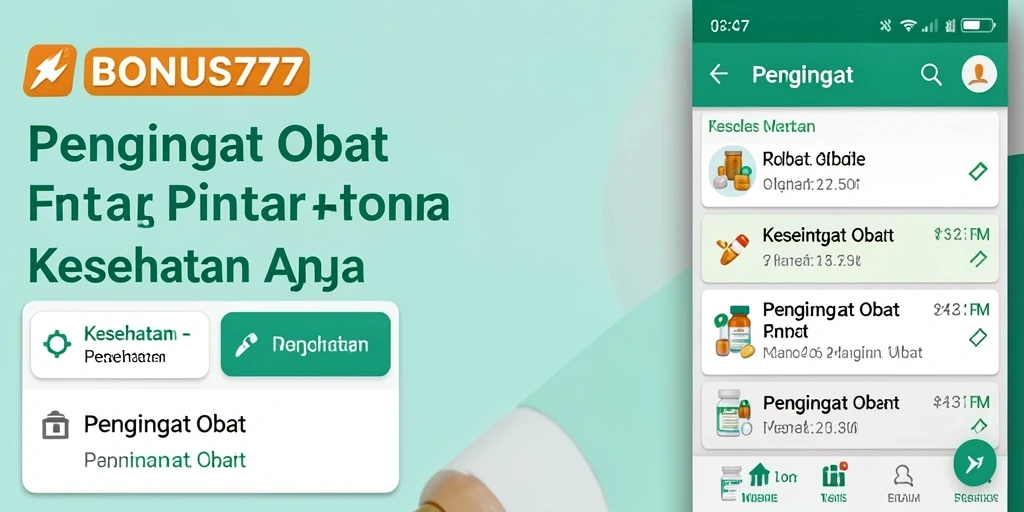 Tampilan antarmuka BONUS777 yang user-friendly dan informatif.