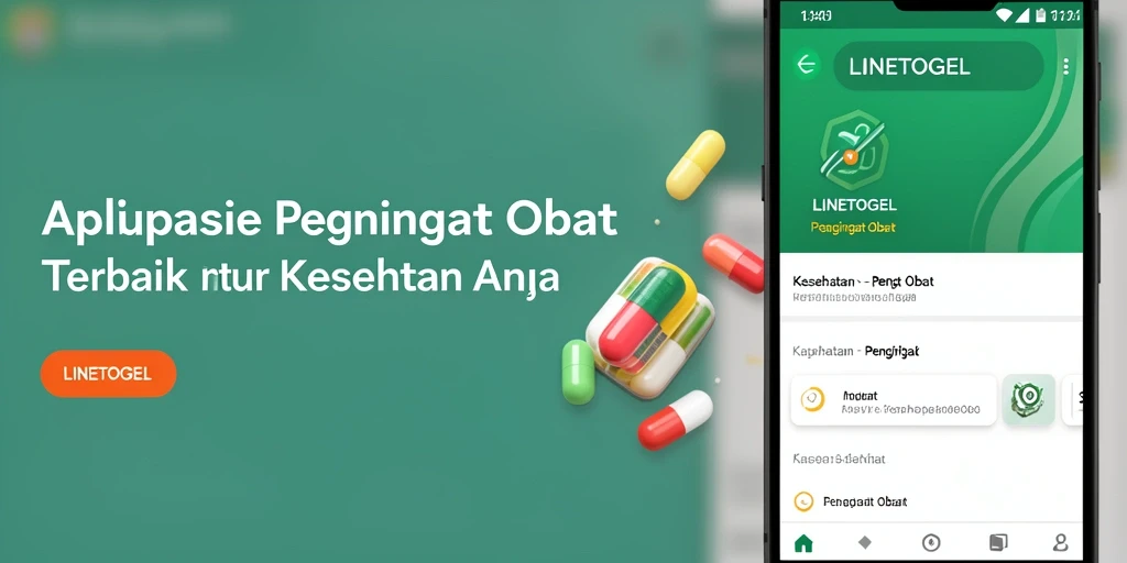 Antarmuka aplikasinya yang sederhana dan fungsional untuk pengingat obat.