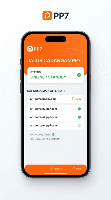 Tampilan link alternatif pp7