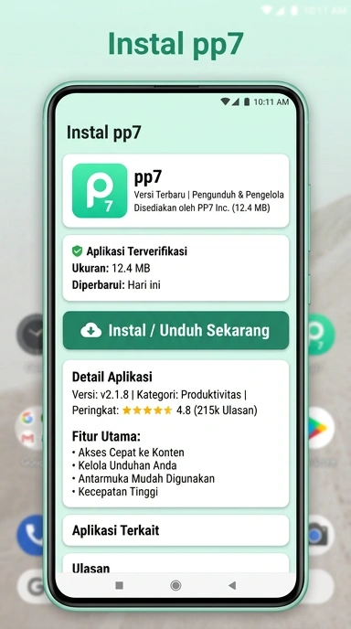 Tampilan halaman APK pp7